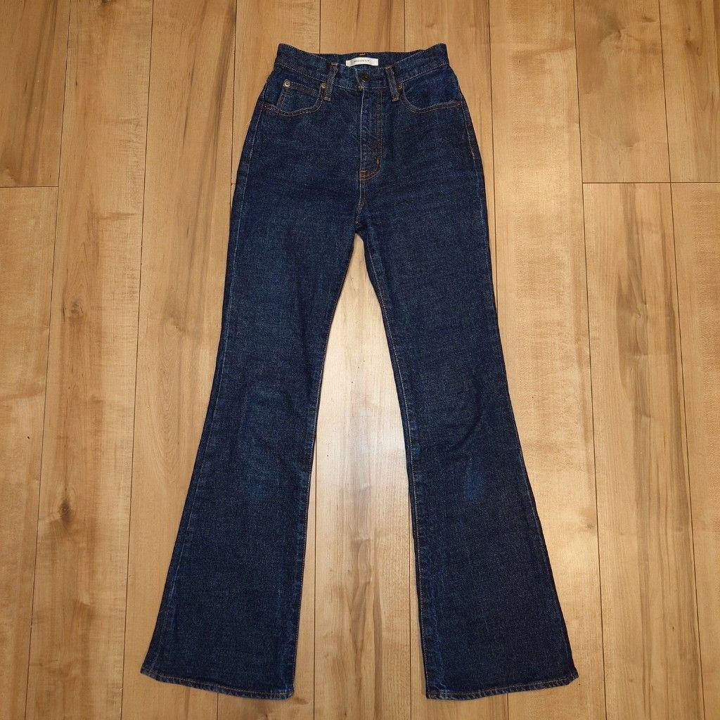 濃紺 MOUSSY MVS FLARE マウジー フレア デニム 24 赤耳