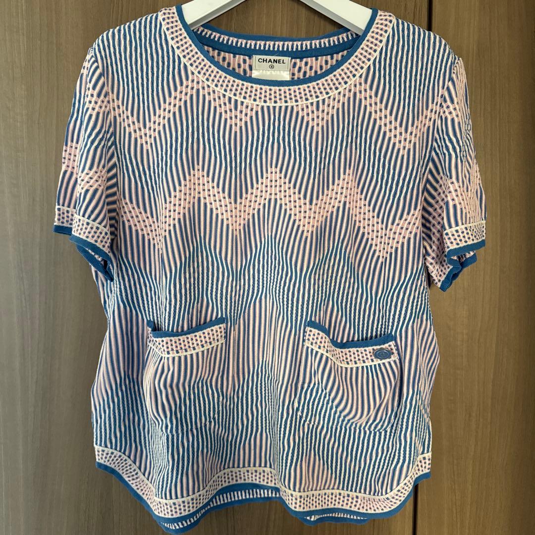 CHANEL 半袖ニット