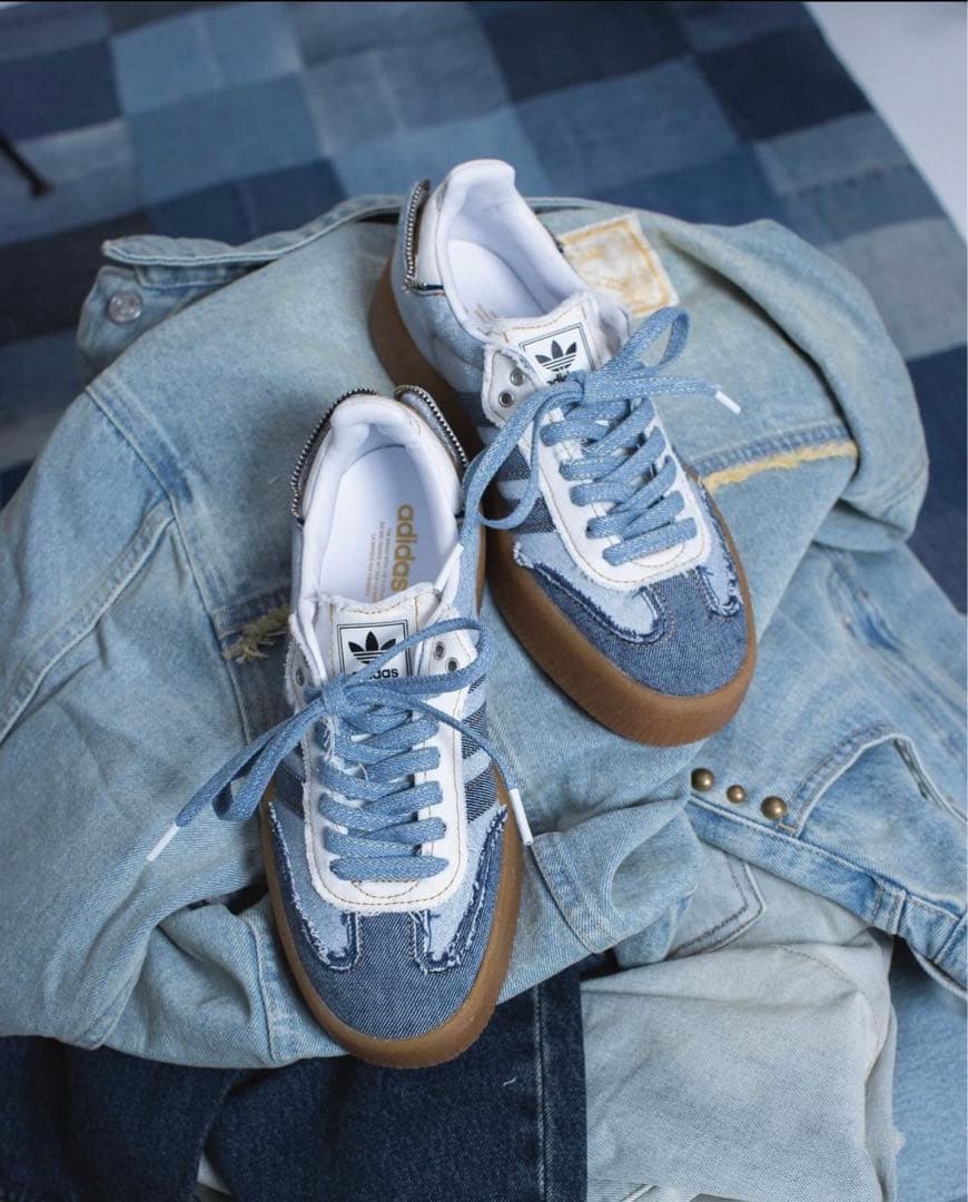 新品 adidas atmos Exclusive SAMBAE W デニム - メルカリ