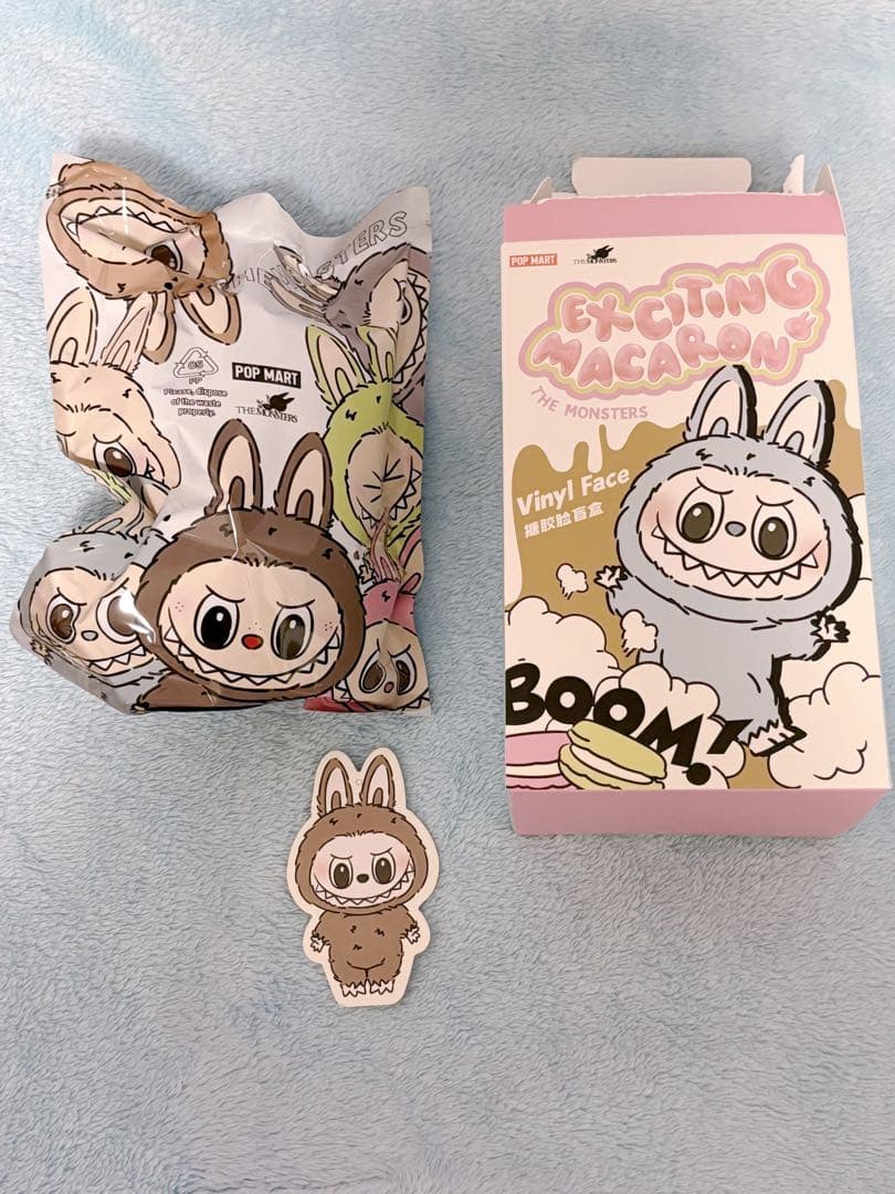 Labubu Exciting Macaron ぬいぐるみToffee