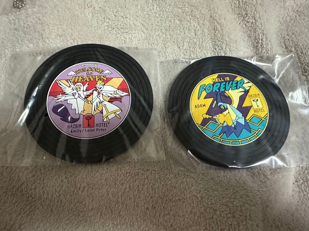 ハズビンホテル 一番くじ G賞 レコード風ラバーコースター 2種 - メルカリ