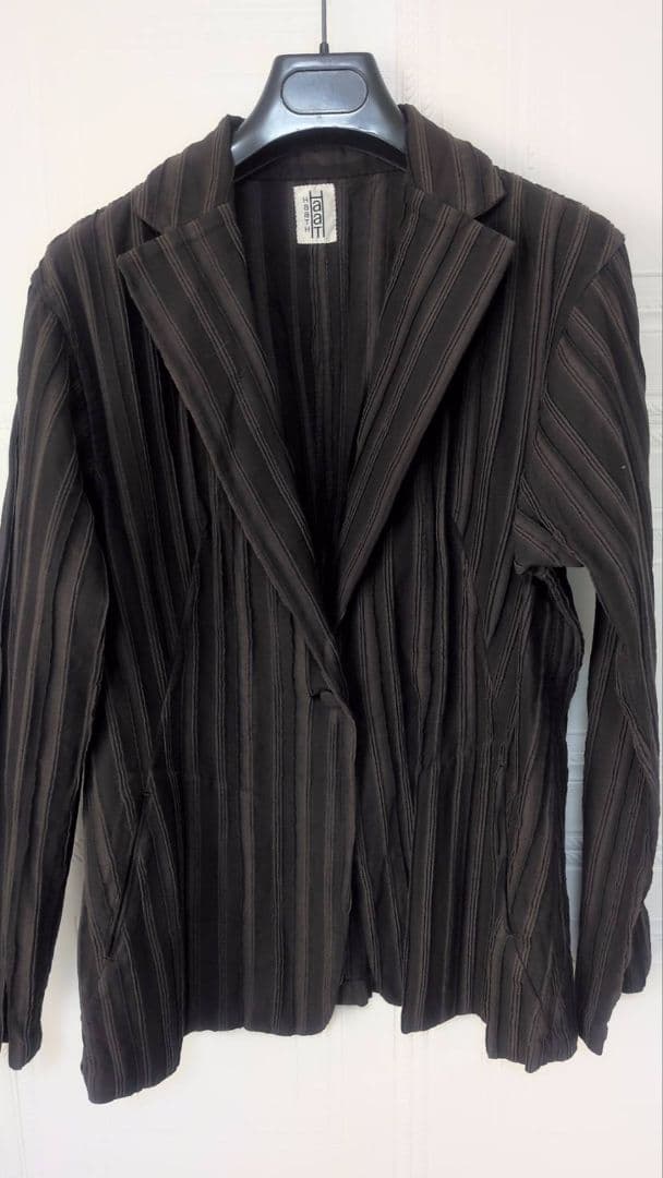 HaaT ハート イッセイミヤケ ジャケット ブラウン - メルカリ