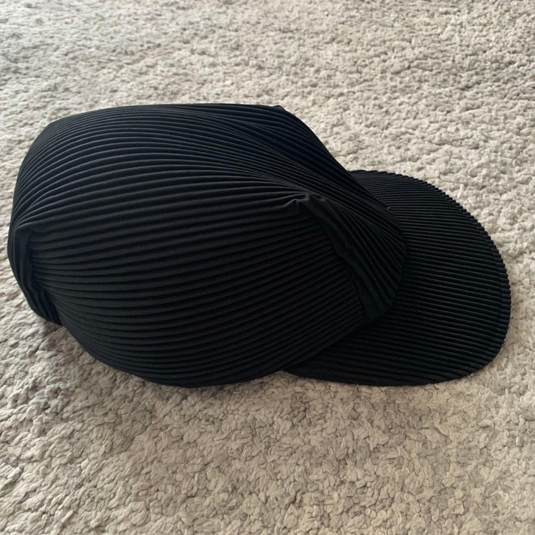 美品 ISSEY MIYAKE PLEATS PLEASE キャップ 帽子