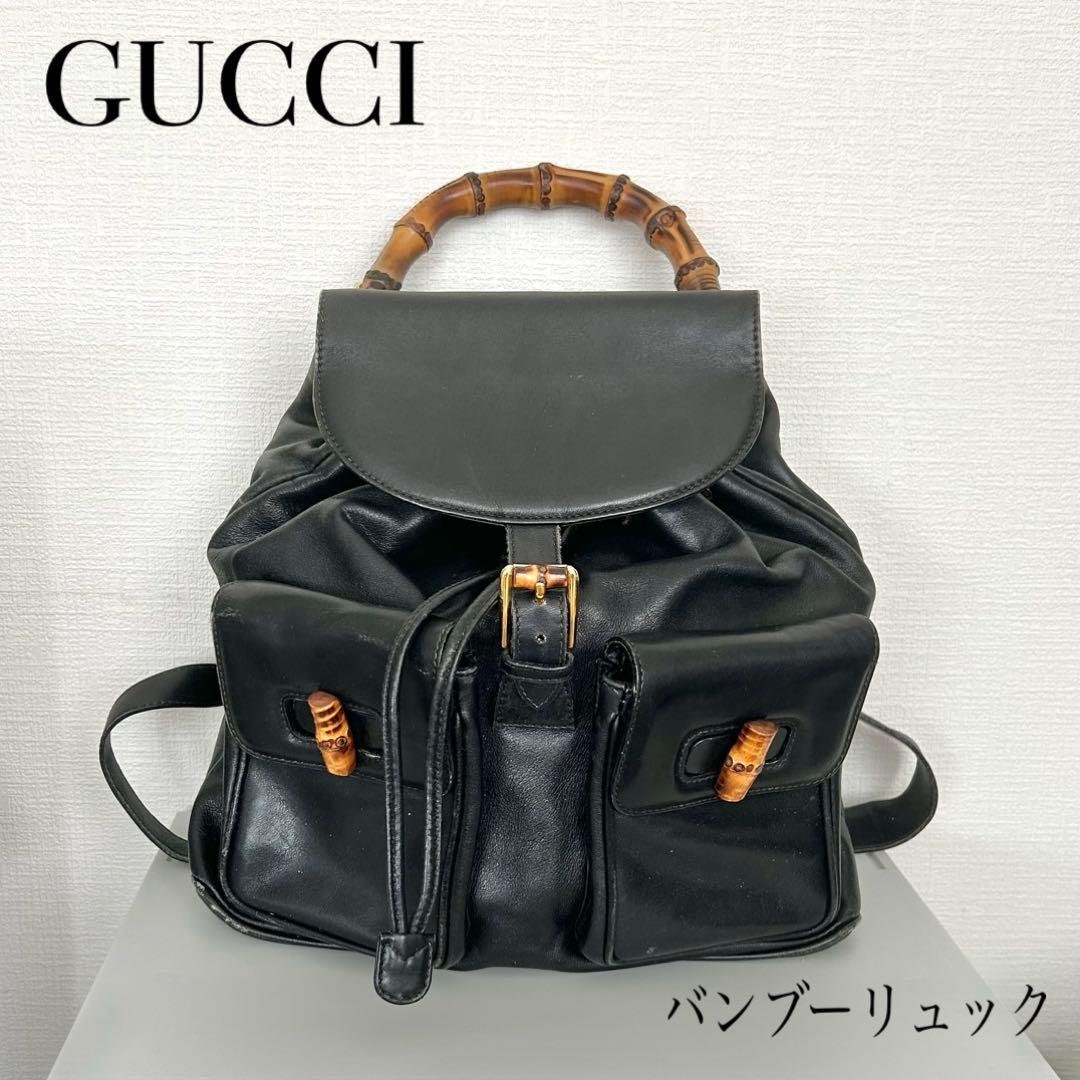 GUCCI バンブーリュック - メルカリ