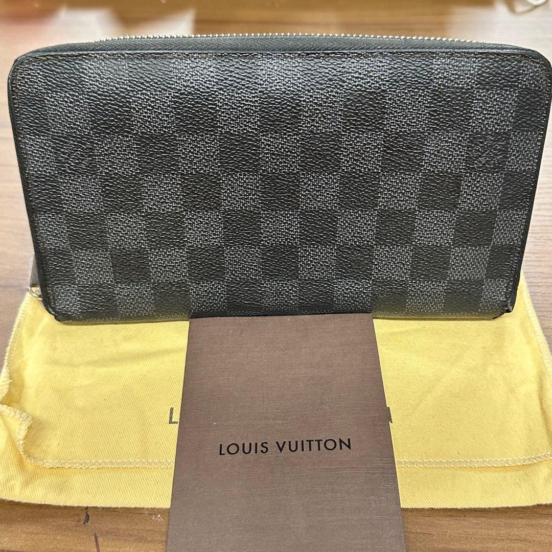 超良品‼️ ルイヴィトン　ダミエ　グラフィット　財布　長財布　オーガナイザー ルイヴィトン ダミエ グラフィット 長財布 ジッピーオーガナイザー