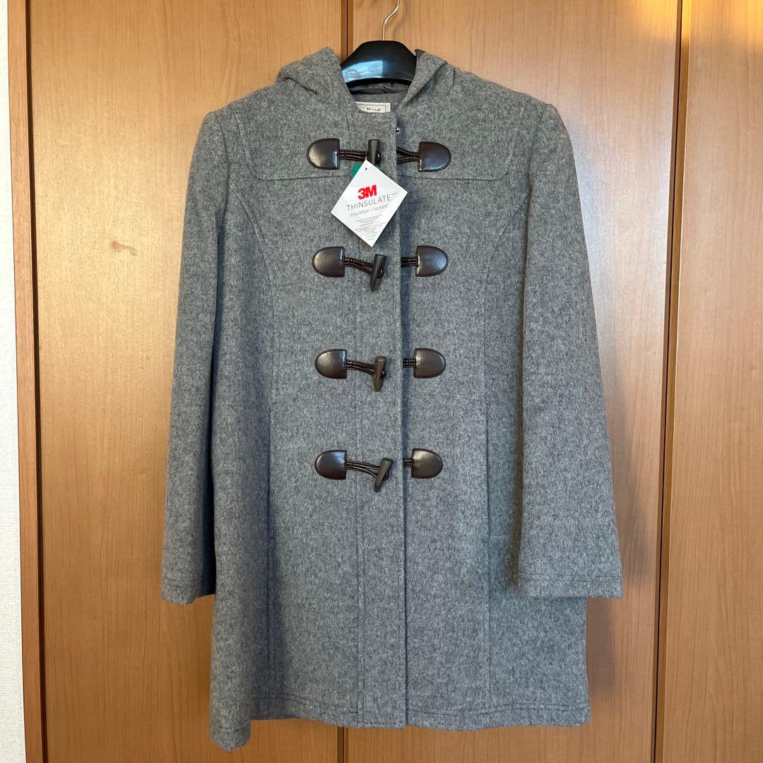 ⭐️新品・未使用⭐️エルエルビーン　フード付きダッフルコート　ミディアム丈　グレー