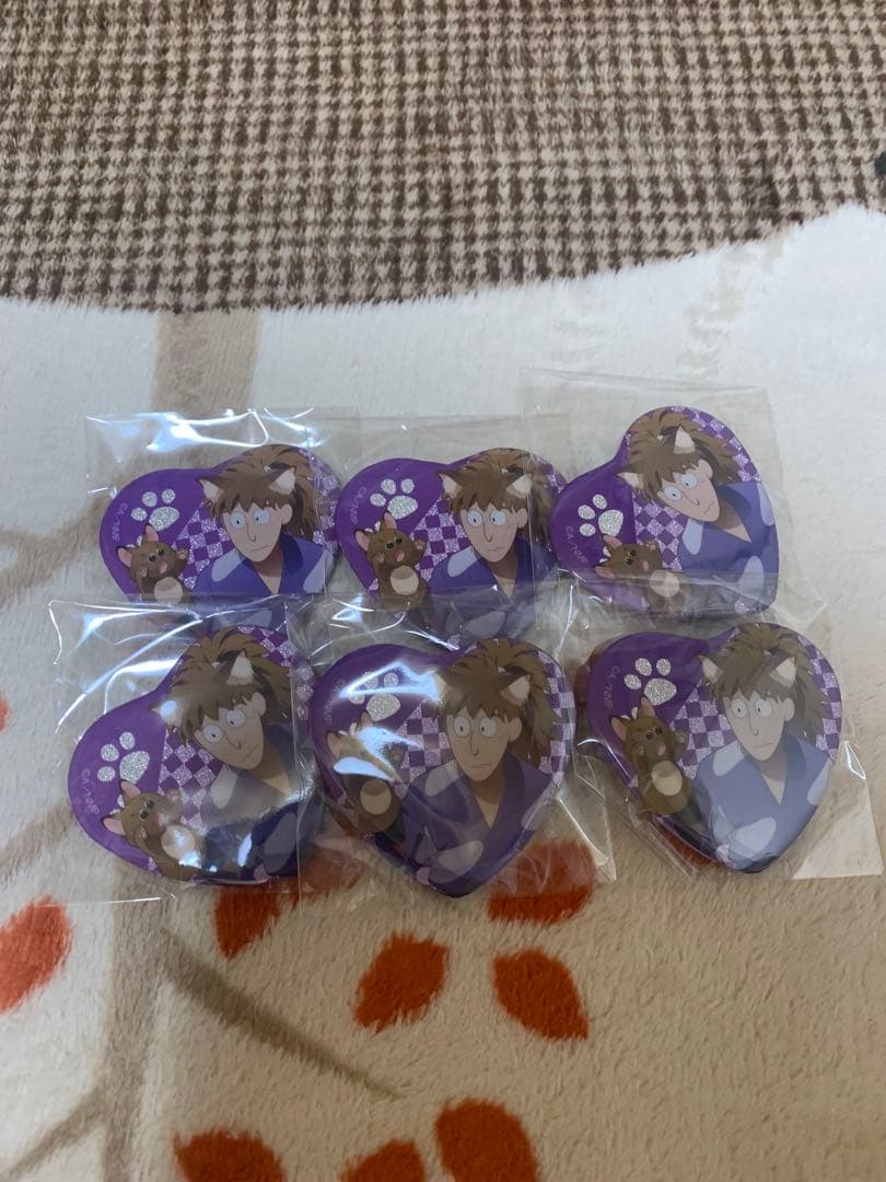 忍たま乱太郎 ナンジャタウン ハート缶バッジ 不破雷蔵 まとめ売り