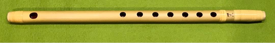 横笛307篠笛/7本調子/獅子田(竹水)/7穴/美品