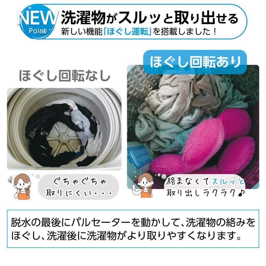 【新品】洗濯機 4.5kg 縦型 乾燥機付き 全自動洗濯機 一人暮らし