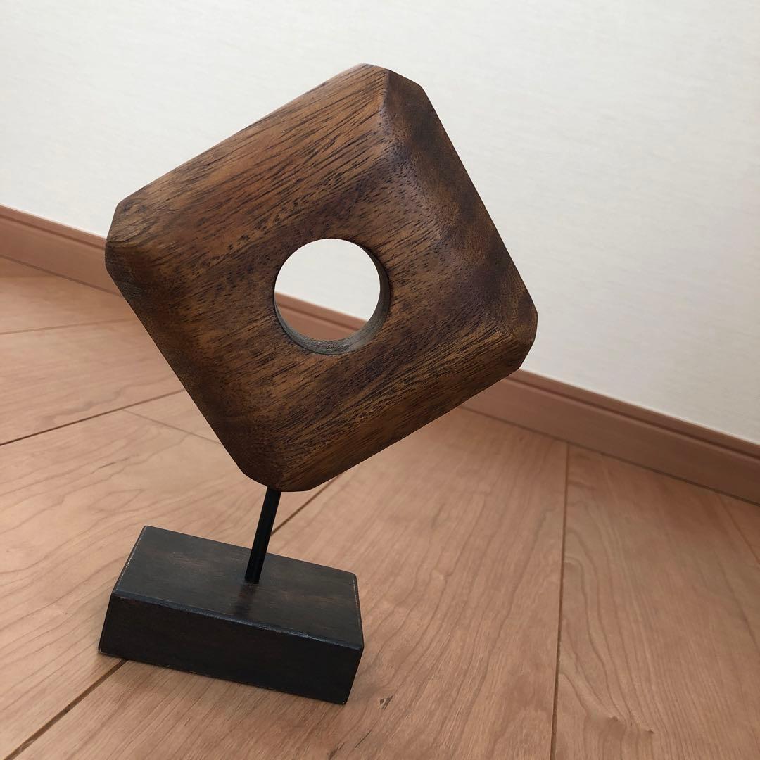 ビンテージ wood Sculpture Abstract 盛永省治好きな方
