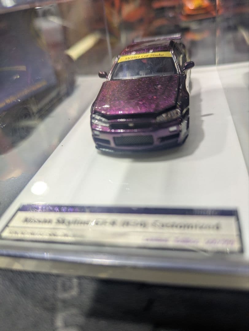 Nissan R34GT-R TAS 2026 限定版ミニカー MR.HIRO - メルカリ