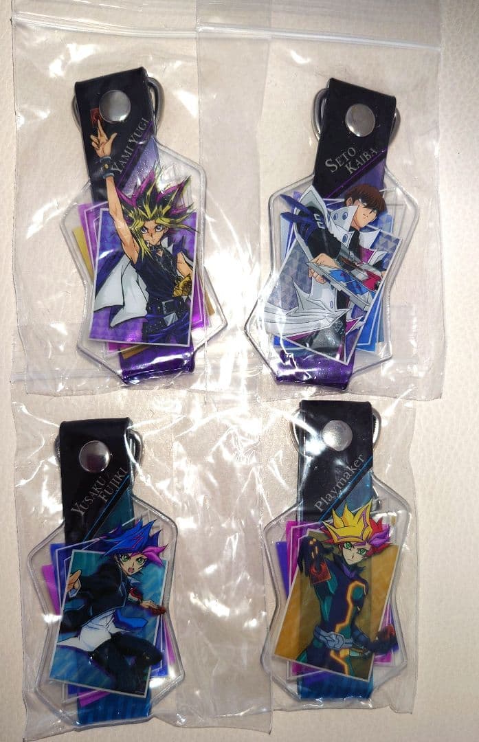 遊戯王　一番カフェ　ビニールチャーム　ストラップ　闇遊戯　海馬　遊作