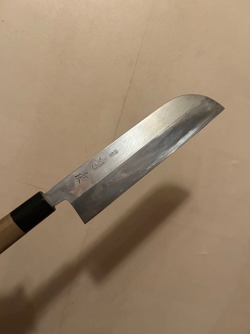 有次 特製 薄刃包丁 7寸使用期間4ヶ月 大幅値下げ