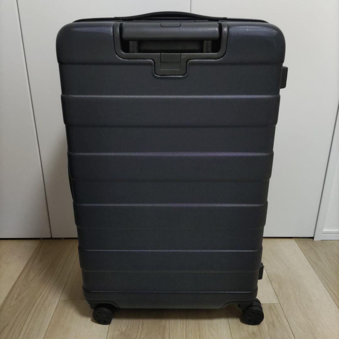 無印ストッパー付きハードキャリー６２Ｌ 無印良品】スーツケース＊ストッパー付きハードキャリーを買いました