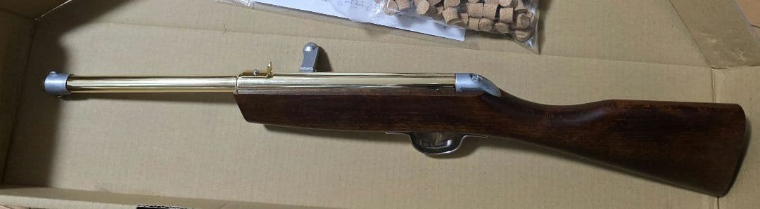 ☆ナカヤ　コルク銃　ゴールド　射的　未使用☆