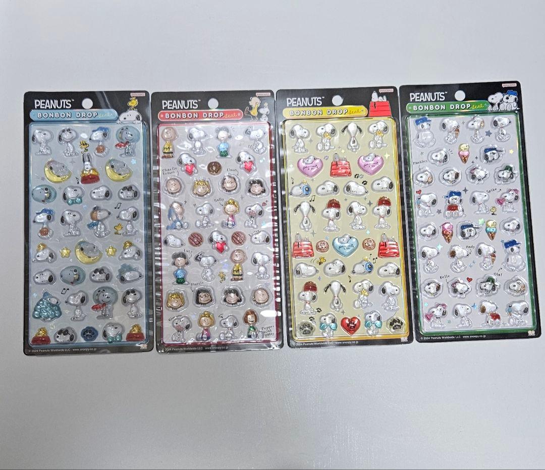 正規品　ボンボンドロップシール　スヌーピー　ピーナッツ サンスター文具 PEANUTS ボンボンドロップシール スヌーピーC S8542872