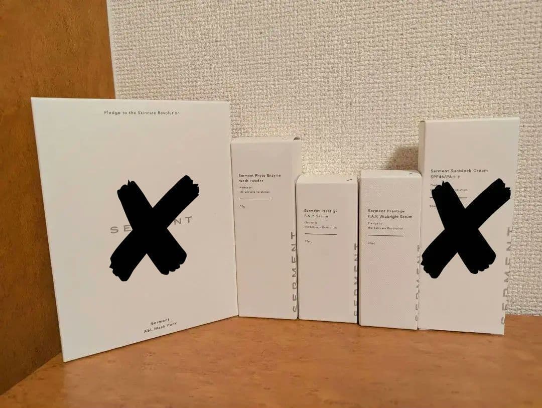 sadamama　セルマン化粧品セット パウダー・セラム・ビタブライト