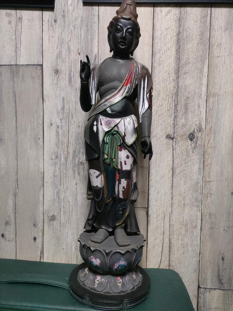 仏像 秋篠寺 国宝写 伎芸天立像 沢井寿 約60cm