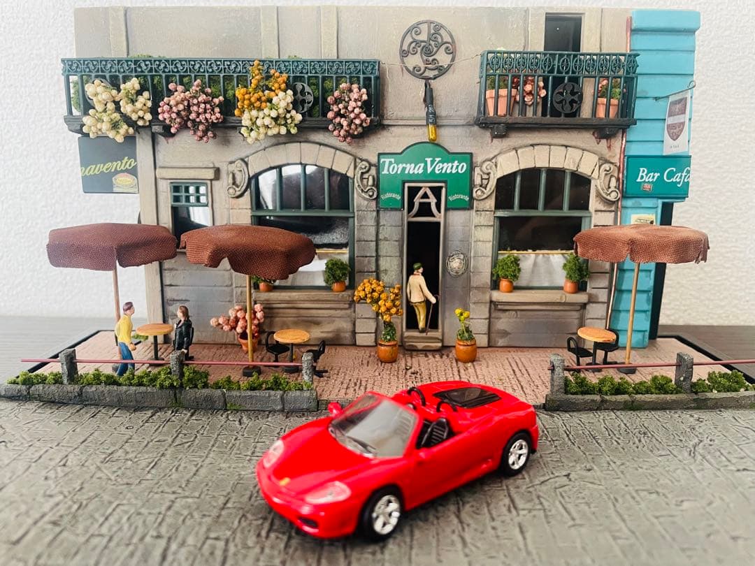 DyDoデミタスコーヒーキャンペーン　ジオラマコレクションケース　リペイント済み