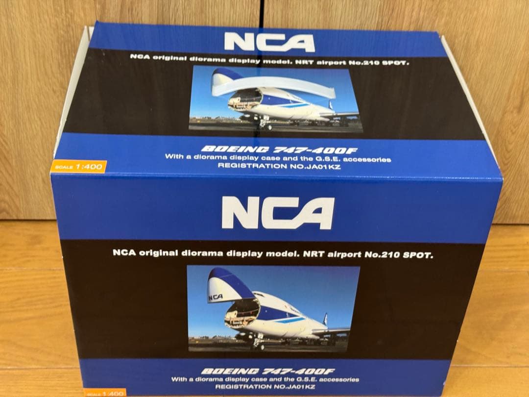 日本貨物航空 747-400F 成田空港ジオラマセット スケール1/400