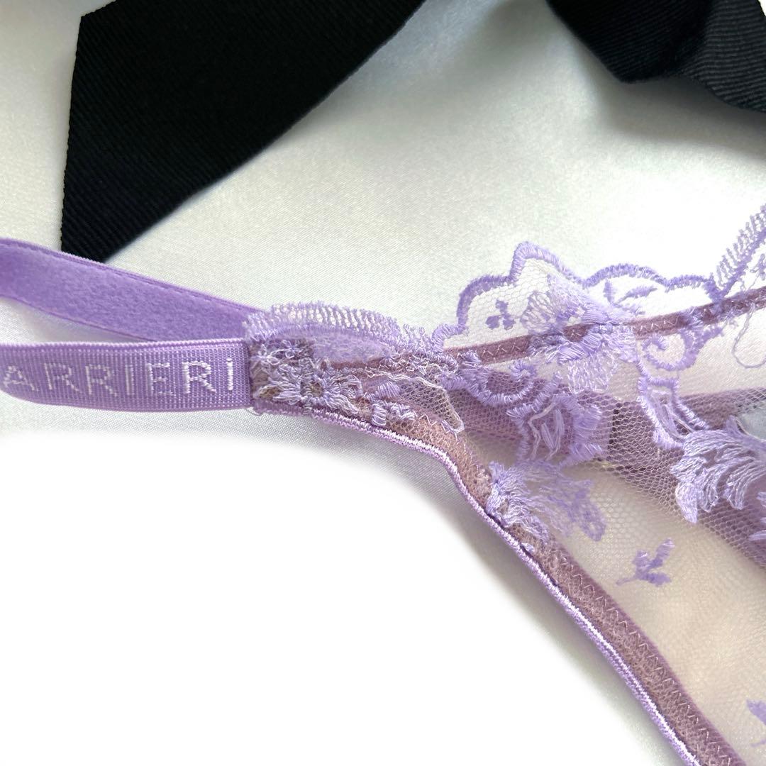 最高級 I.D.sarrieri ラベンダーカラーレースストリング
