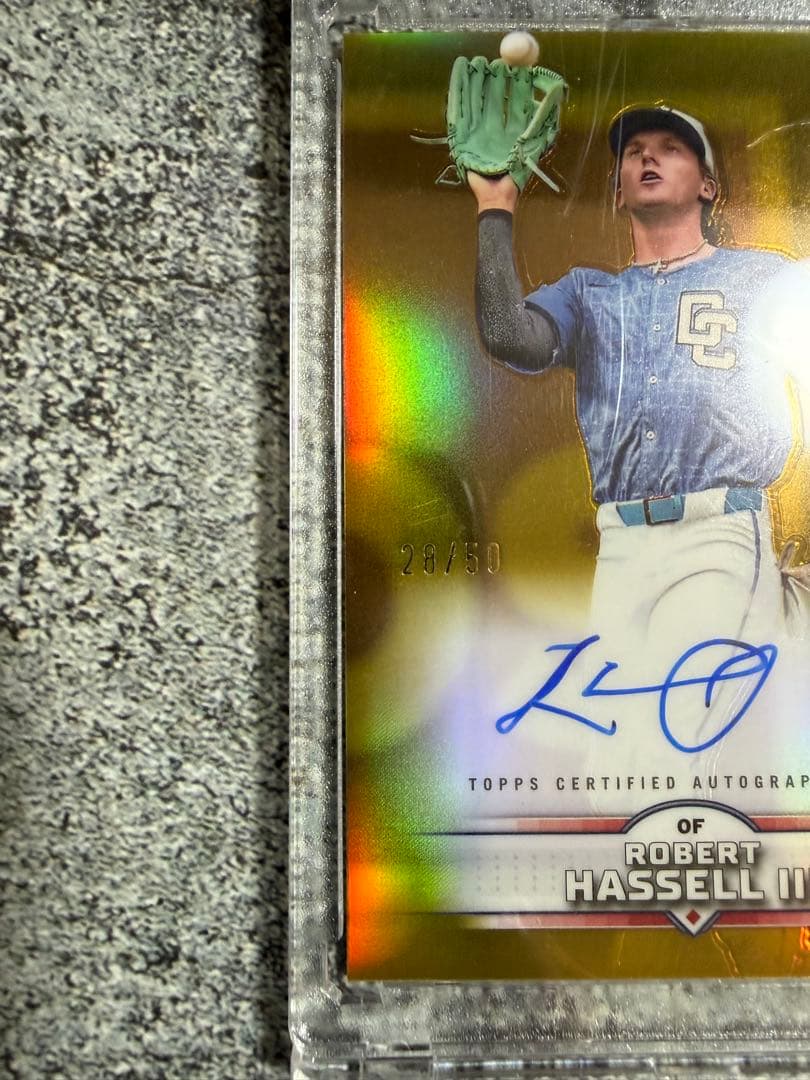 サイン！ Robert Hassell Ⅲ 28/50 Stadium Club - メルカリ