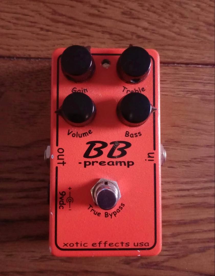 Xotic BB Preamp 手書きシリアル 初期3桁シリアル