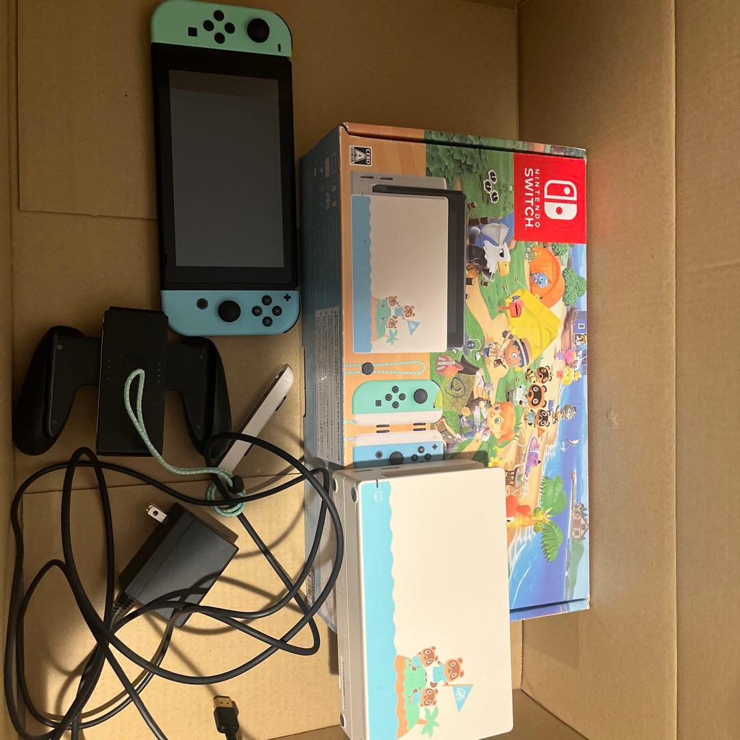 Switch 本体　あつ森　美品　初期化済み 中古 ※ソフト初期化済み Nintendo Switch あつまれ どうぶつの森セット