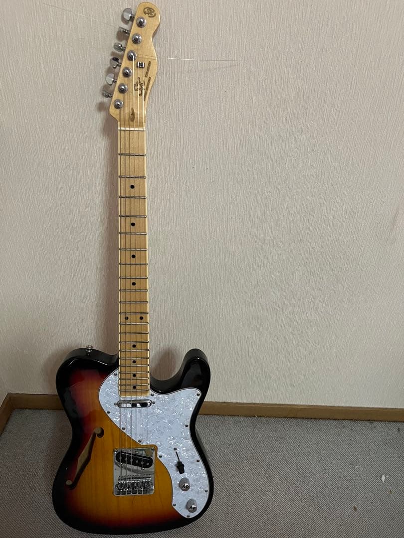 【アッシュボディ超貴重】カスタムハンドメイド超美品テレキャスター　シンライン Fender Made in Japan Traditional 70s Telecaster Thinline Natural
