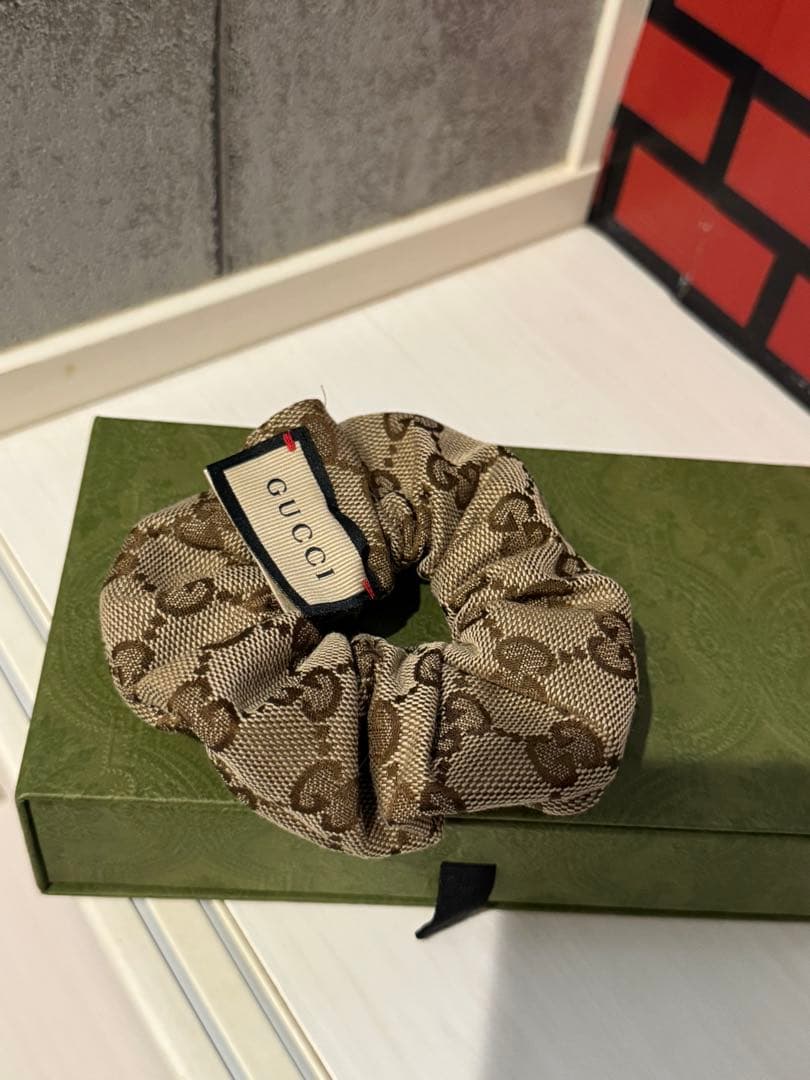 ゆう　 GUCCI GGパターン シュシュ