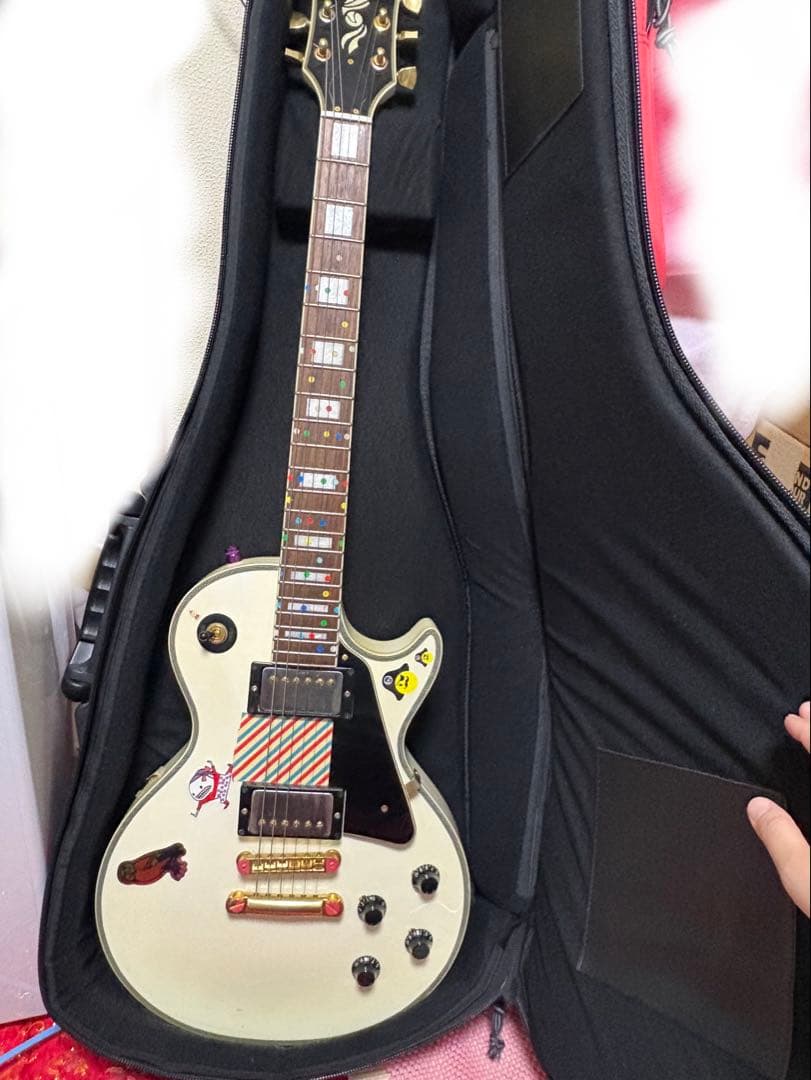 レスポールタイプ エレキギター ホワイト Epiphone Les Paul Custom Alpine White エレキギター レスポール