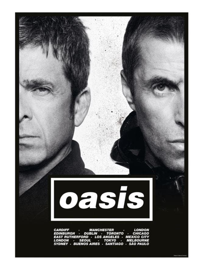 ☆OASIS☆Half Faces Live '25 オフィシャルポスター☆ - メルカリ