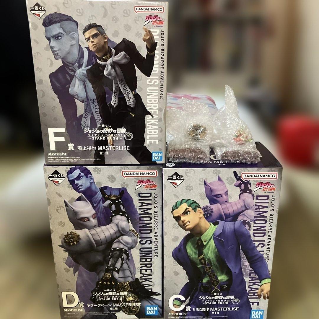 1番くじ ジョジョの奇妙な冒険 MASTERLISE フィギュアセット - メルカリ