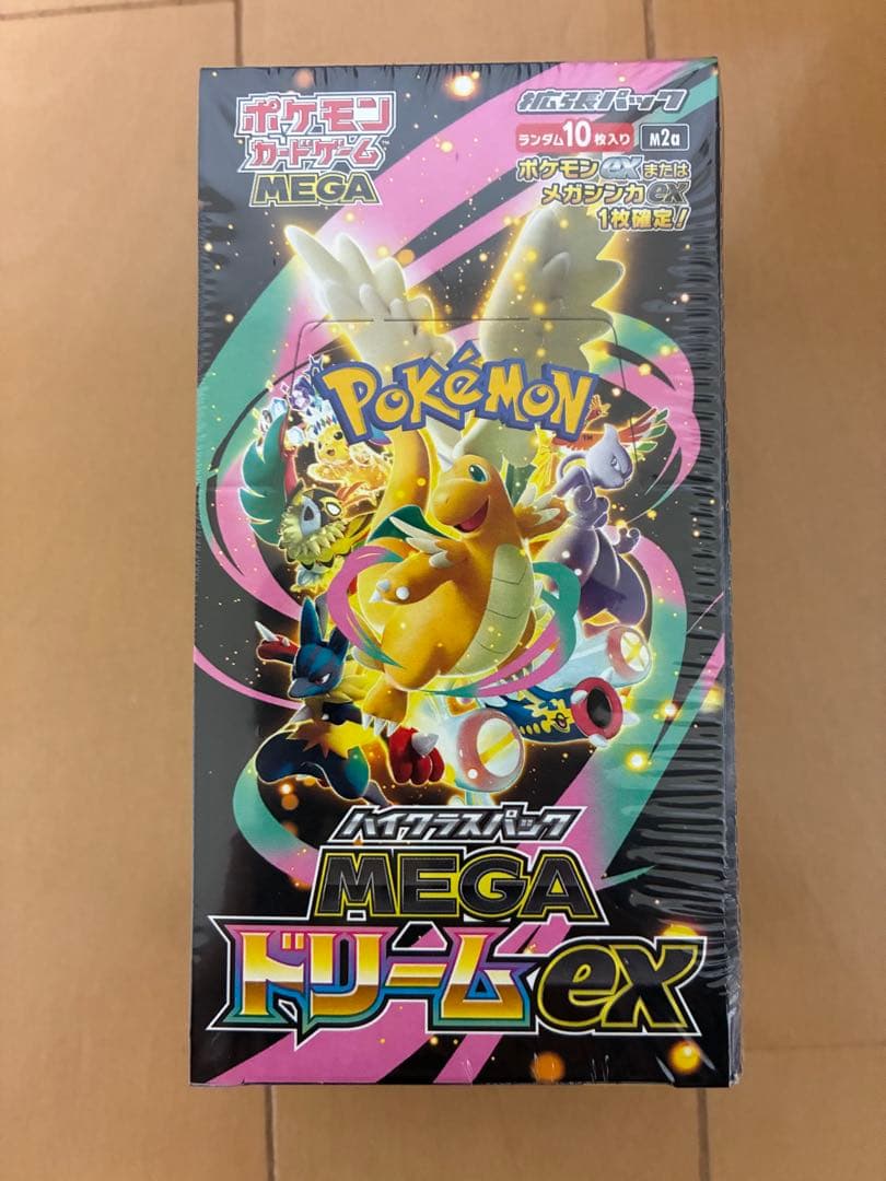 【未開封シュリンク付き】ポケモンカードゲーム MEGA ドリームEX 1BOX