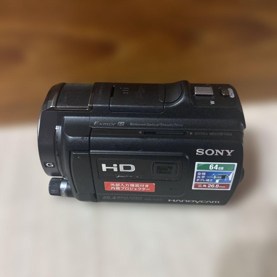 SONY ビデオカメラ PJ630V 内蔵メモリ64GB ブラック