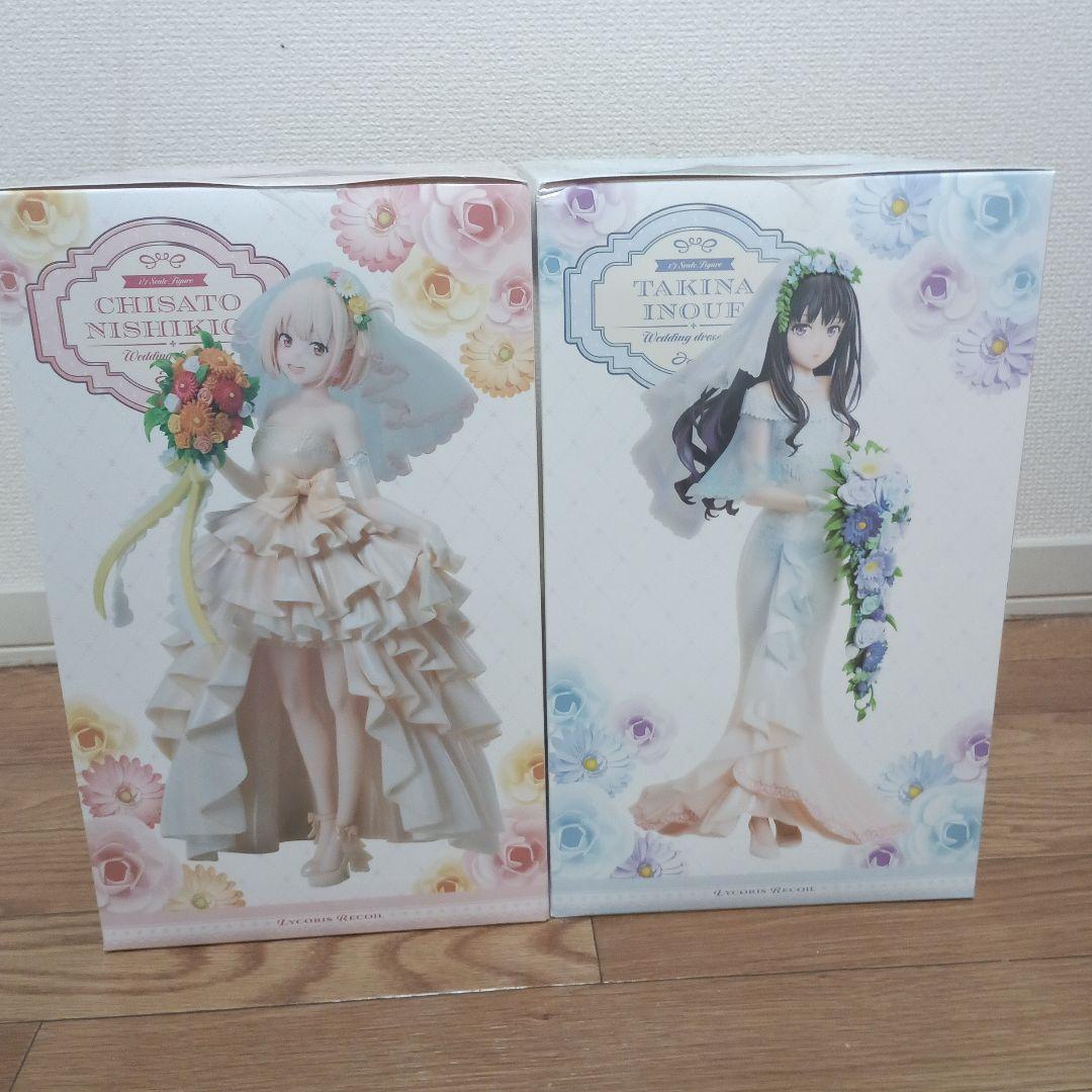 リコリスリコイル 錦木千束、井上たきな ウェディングドレス フィギュア
