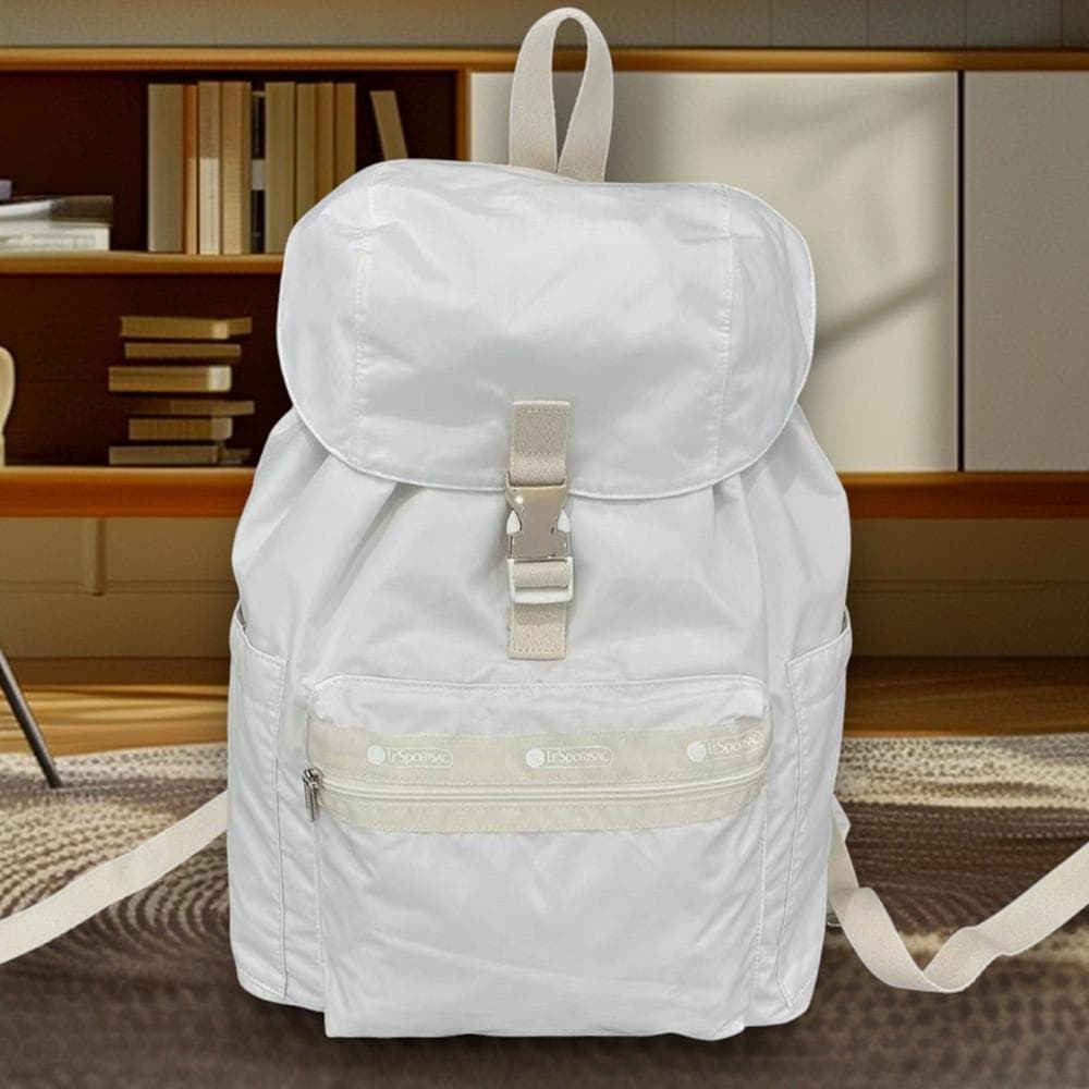 レスポートサック ホワイト 神崎恵 リュック バックパック