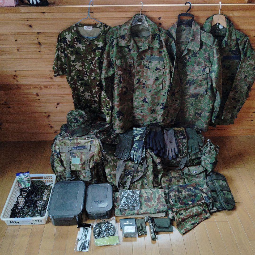 値下げ中　陸上自衛隊　迷彩服　装備　中古まとめ売り