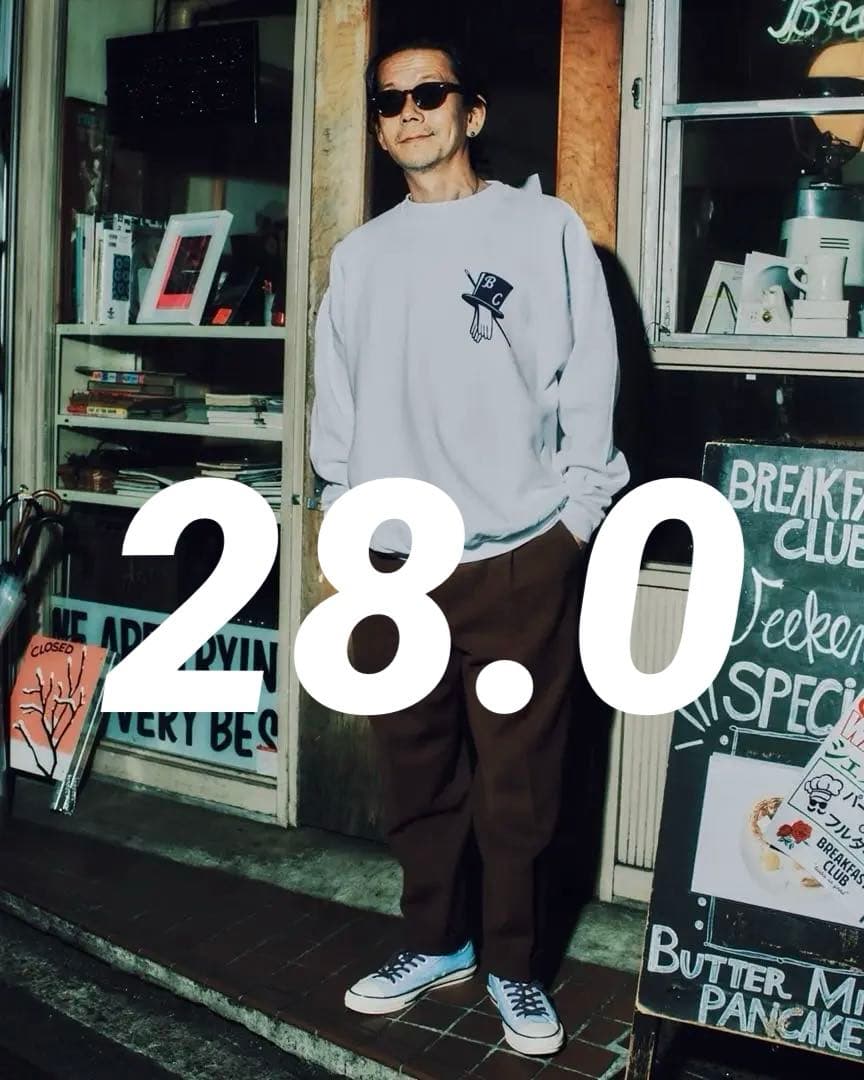 BREAKFAST CLUB × Converse ASOXブルー 野村訓市 - メルカリ