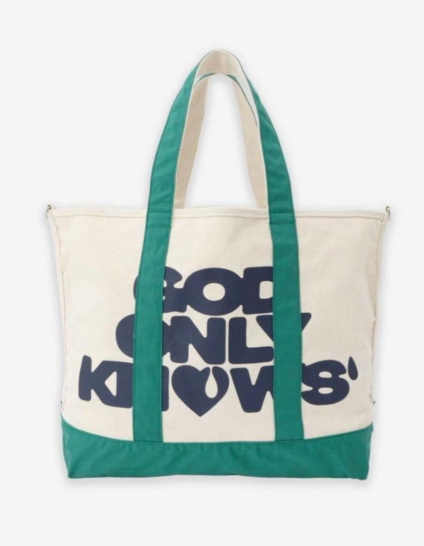 【極美品】GOD ONLY KNOWS トートバッグ 緑 岩田剛典　グリーン 岩田剛典が“自分と交わす約束”を語る──自身のブランド「GOD ONLY