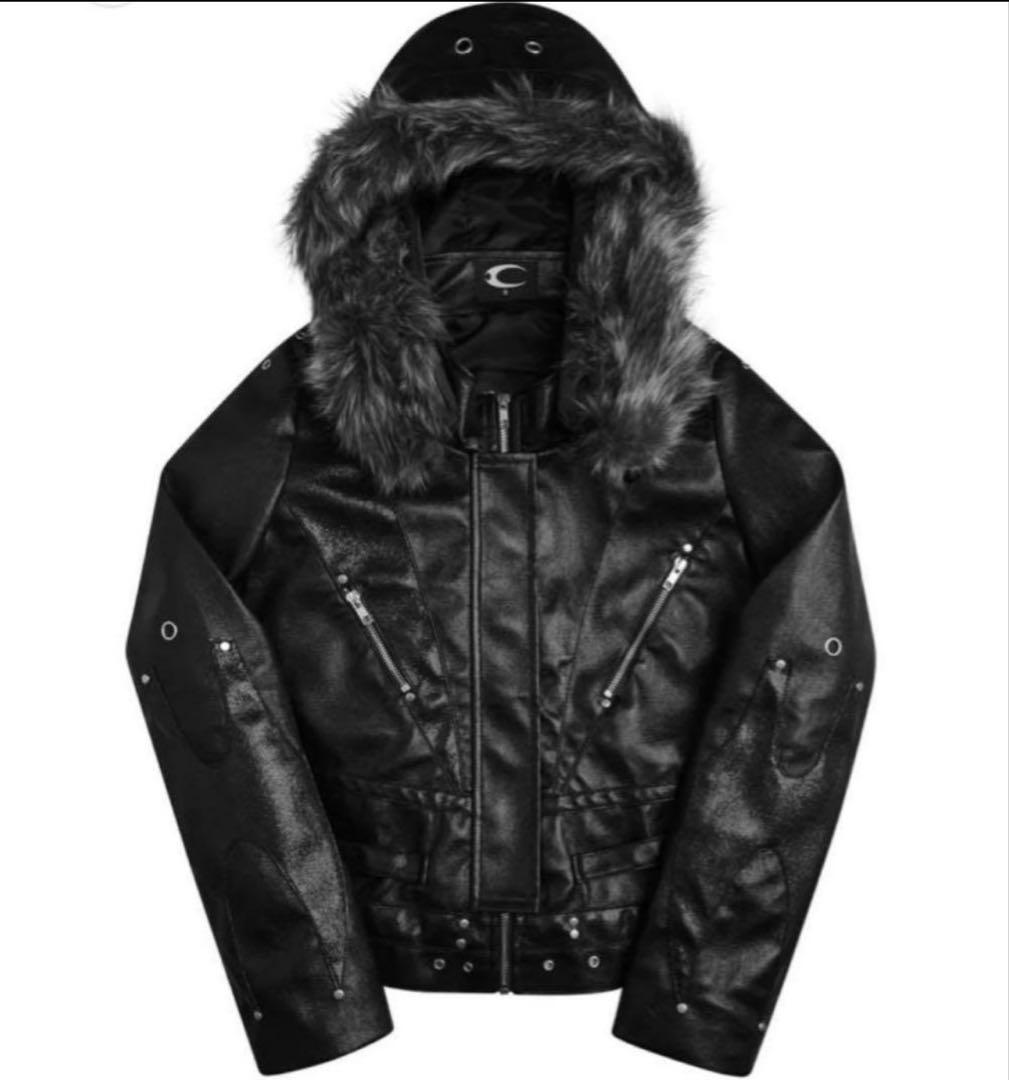 cozy worldwide ファーレザージャケット