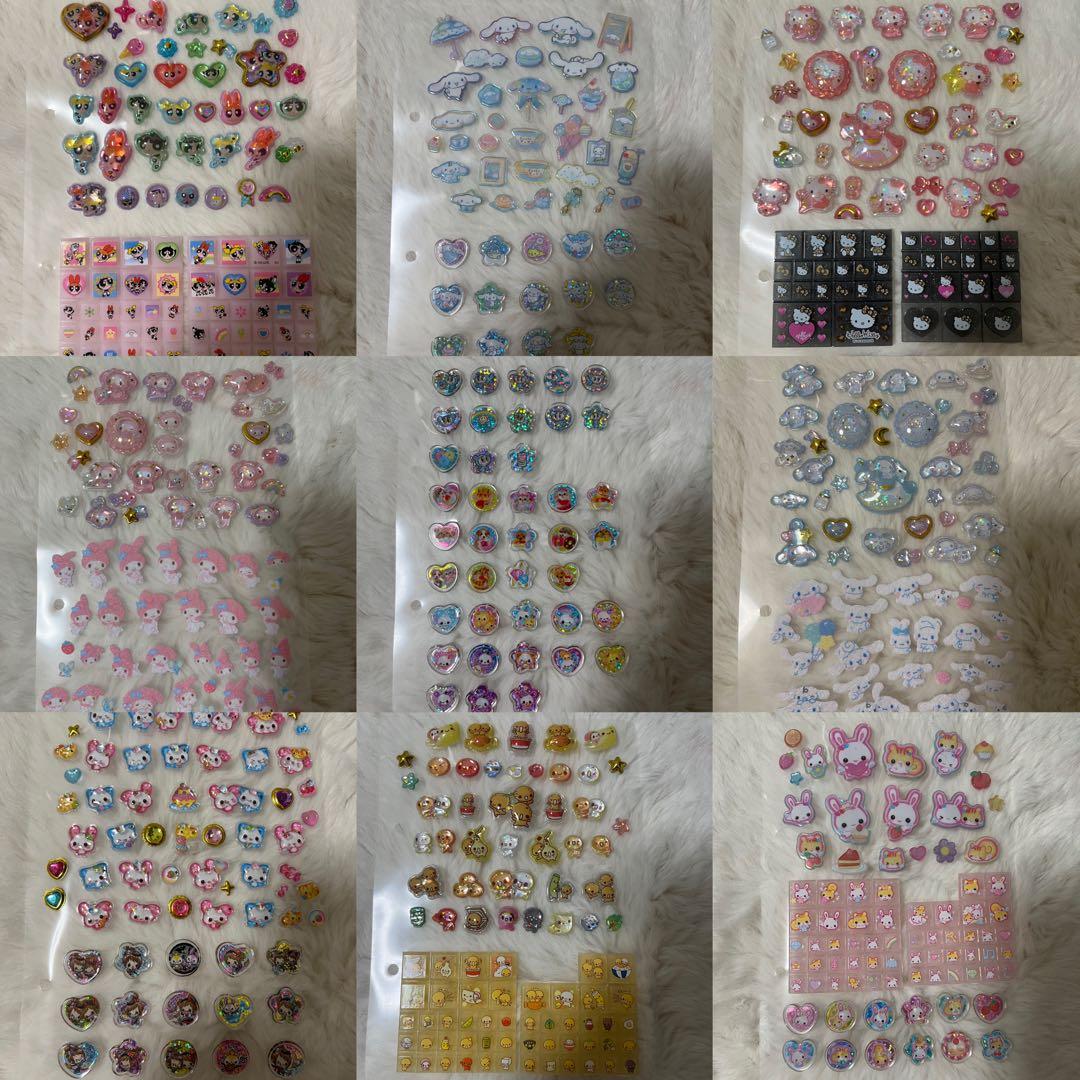 シール帳　ぷくぷくシール