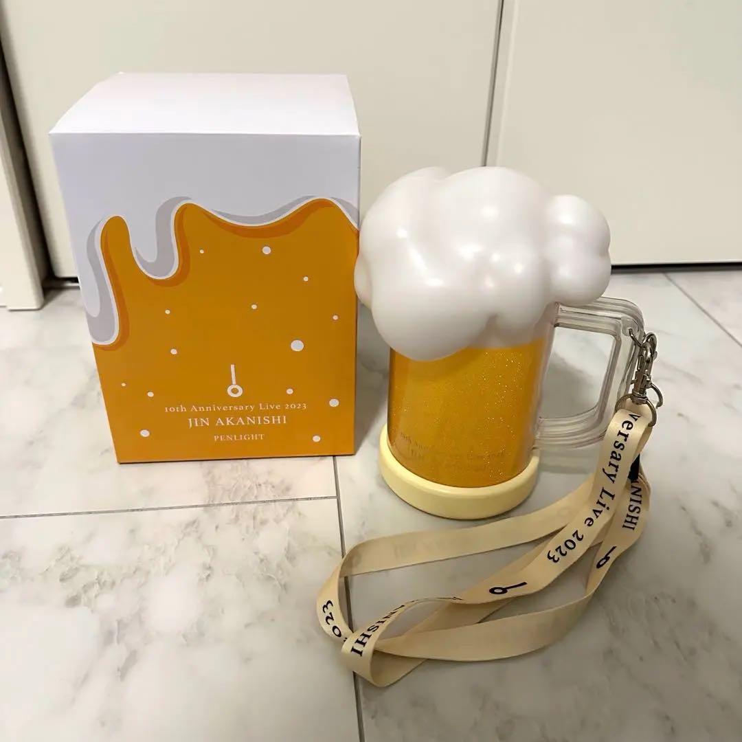 赤西仁 ペンライト ビール ジョッキ 10th Anniversary Live