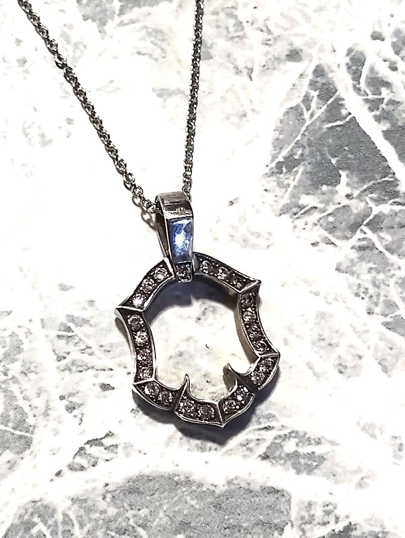 ライオンハート　ジルコニアネックレス