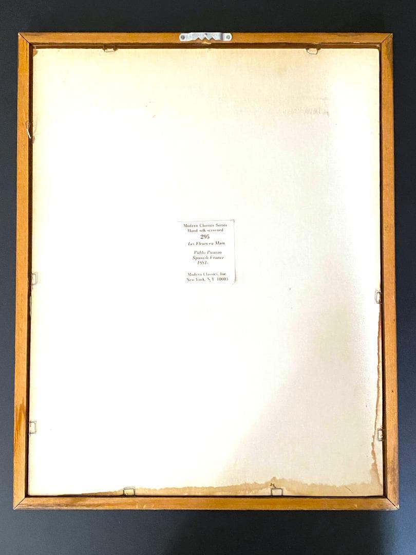 美品】パブロ・ピカソ☆花束☆シルクスクリーン☆額装済 - メルカリ