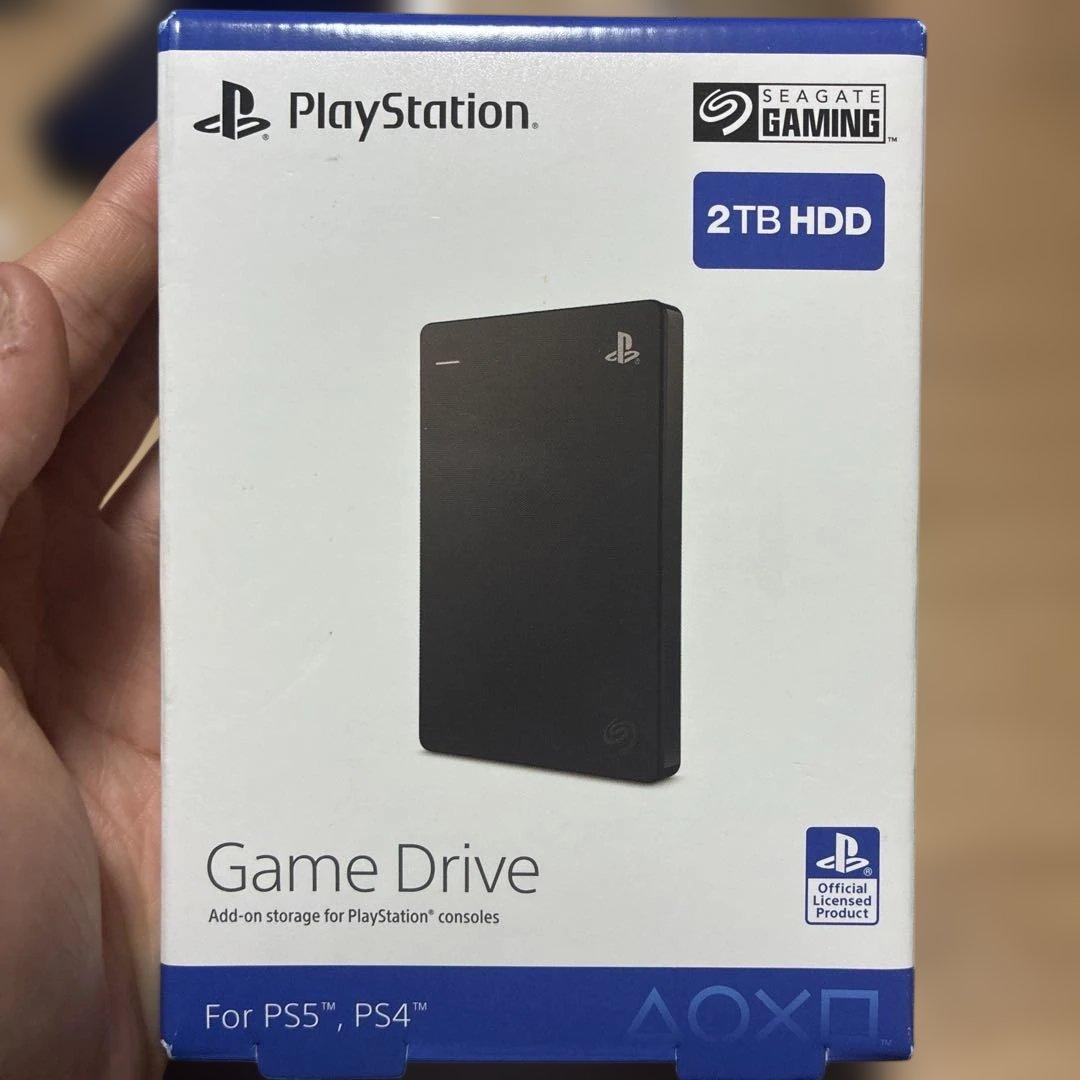 外付けハードディスク・ドライブ Seagate 2TB Game Drive PS4.PS5