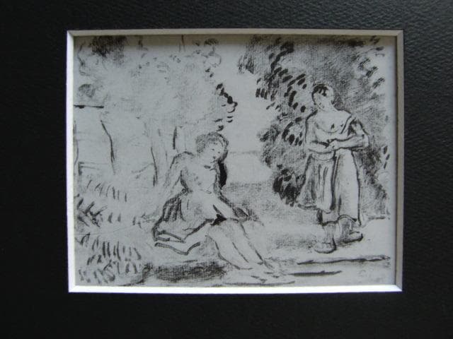 ピサロ、Two Peasant Women by Stream