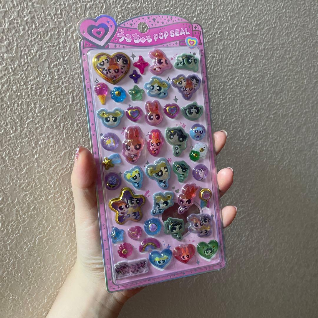 新品未開封 うるちゅるポップシール パワーパフガールズ パワパフ