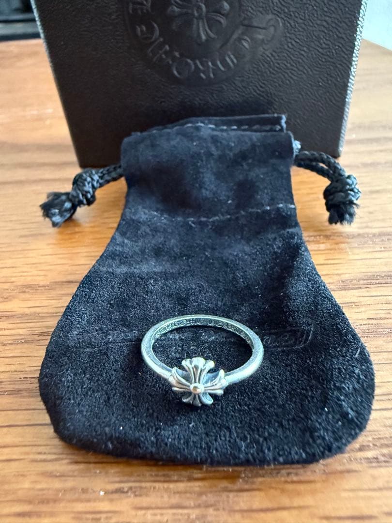 Chrome Hearts バブルガムリング　CHプラス クロムハーツバブルガムリングCHプラス22Kゴールドwithダイヤモンド