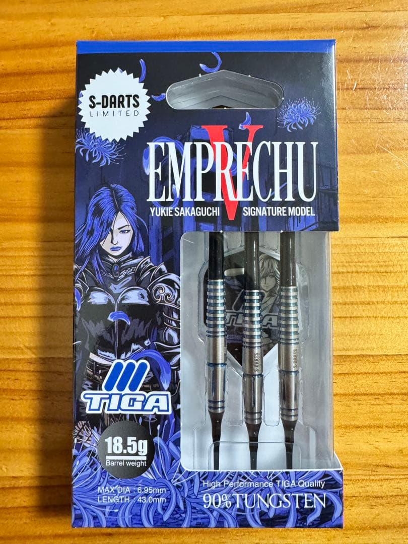 【ティガ】 エンプレチュ5 坂口優希恵モデル エスダーツ限定モデル バレル【ティガ】エンプレチュ 5 坂口優希恵モデル 2025バレンタイン